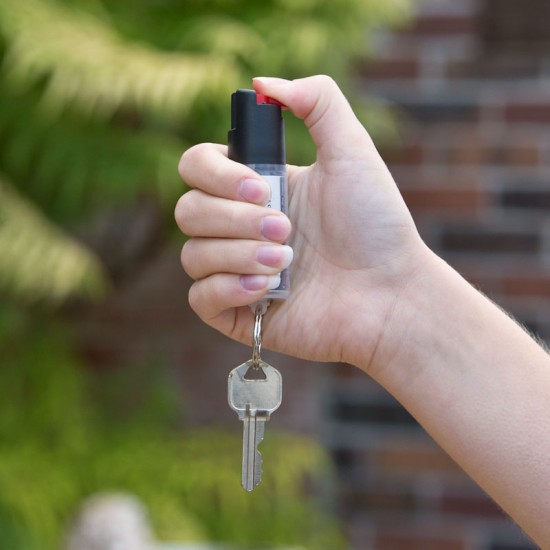 沙豹透明壳钥匙扣防狼喷雾 Pepper Spray with Key Ring图片