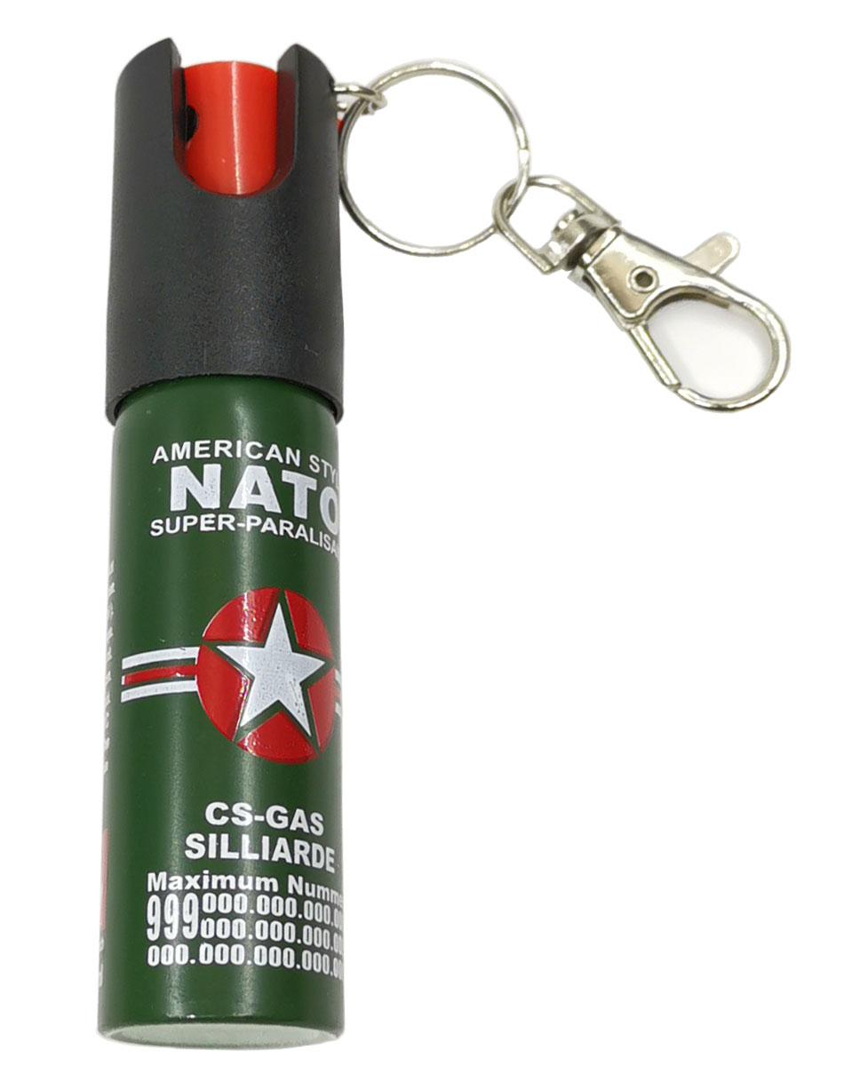 国产防狼喷雾NATO德国进口钥匙扣喷雾剂（20ML）