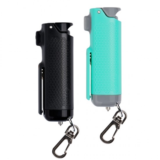 沙豹三合一救援型喷雾 破窗 迷你钥匙扣防狼喷雾图片